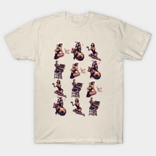 Pin-ups of the Apocalypse (Texture) T-Shirt